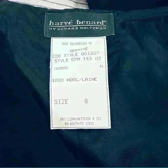 Harve Benard by Benard Holtzman Midi Wool Dress With Pockets - Picture 5 of 5